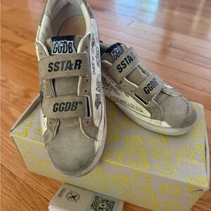 Golden Goose Kids Sneakers - Beige and White